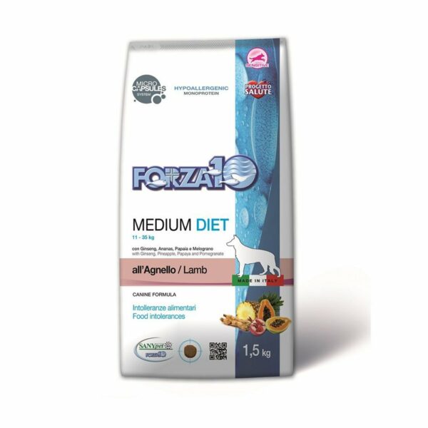 Medium Diet Agnello FORZA10 1,5 kg