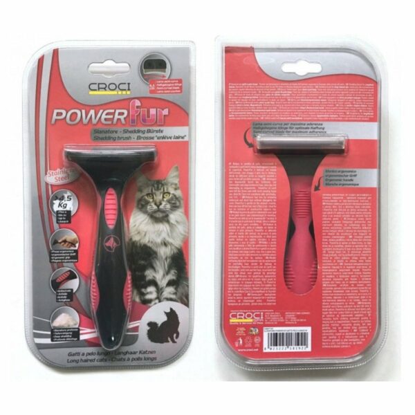 Croci Powerfur Slanatore per Gatti a Pelo Lungo Medium