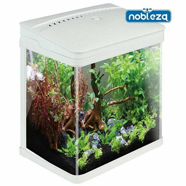 Mini Acquario Completo Nobleza 14 litri bianco