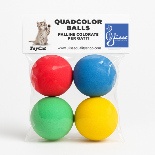 QuadColor Balls Palline Colorate per Gatti